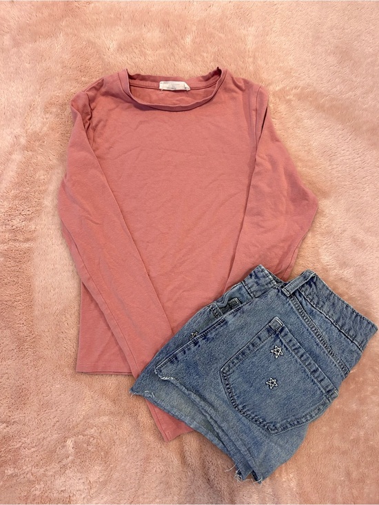 Cotton On Tops - Cotton On Long Sleeve Crewneck Top - Dusty Rose